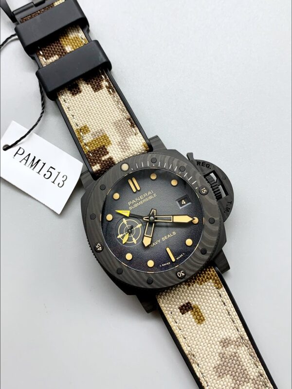 Panerai Submersible PAM1513 Carbotech GMT Navy Seals Edition 44MM(1;1Super Clone)