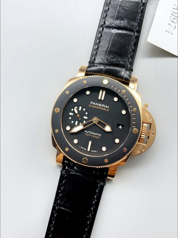 Panerai Submersible PAM974 Rose Gold Watch 42MM(1;1Super Clone)
