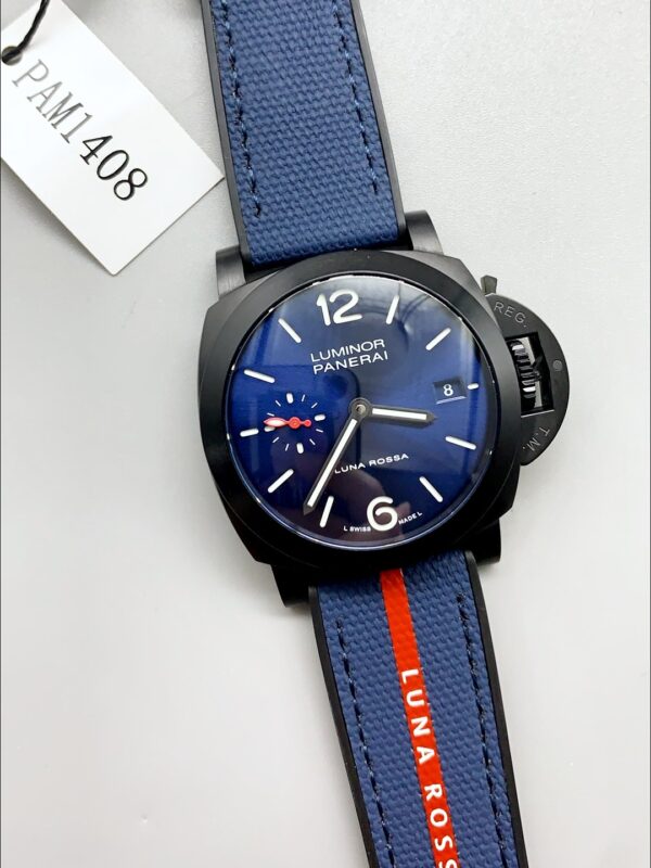 Panerai Luminor Marina PAM1408 Quaranta DLC Coated Luna Rossa 40MM(1:1Super Clone)