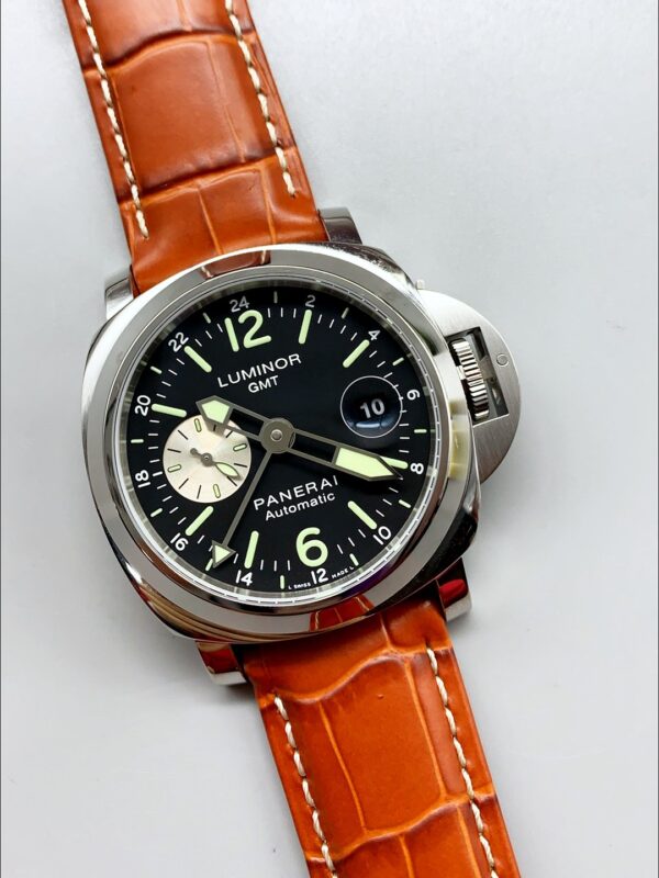 Panerai Luminor GMT Swiss Watch in Steel  PAM00161(1:1Super Clone)