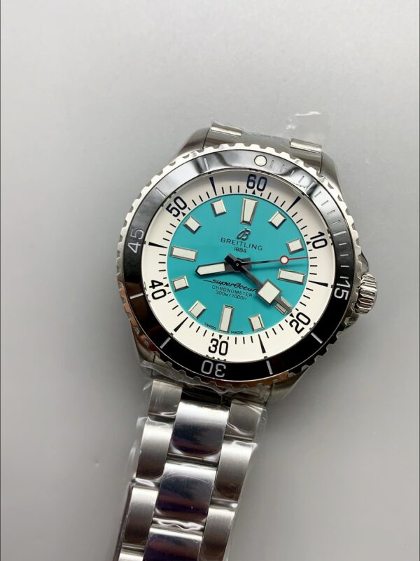 Breitling Superocean Disc in Blue Rubber A17376211L2S1 (1:1 Super Clone)