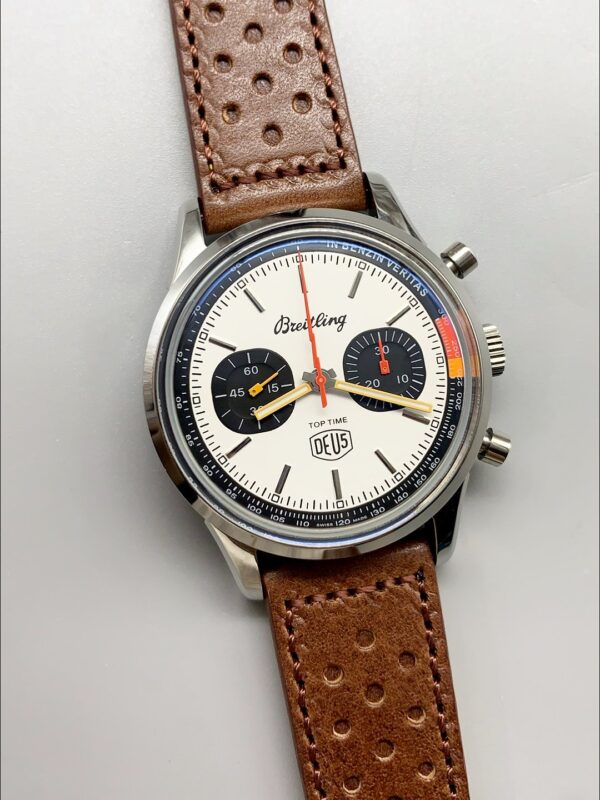 Breitling Top Time B01 Deus Edition Leather Strap (1:1Super Cloen)