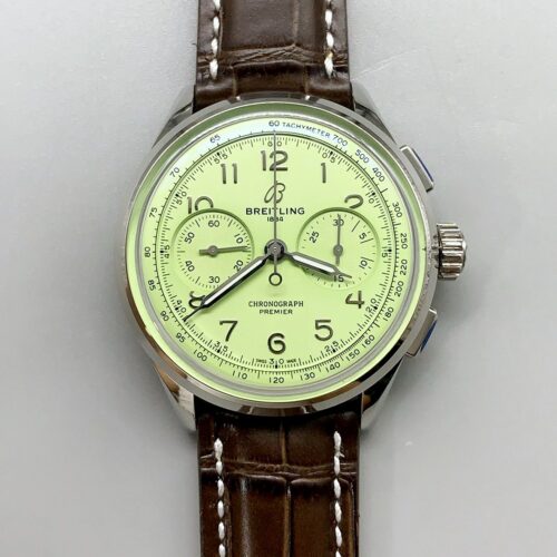 Breitling Premier B01 Chronograph 42 Edition Steel Casing Green Dial(1:1Super Cloen)