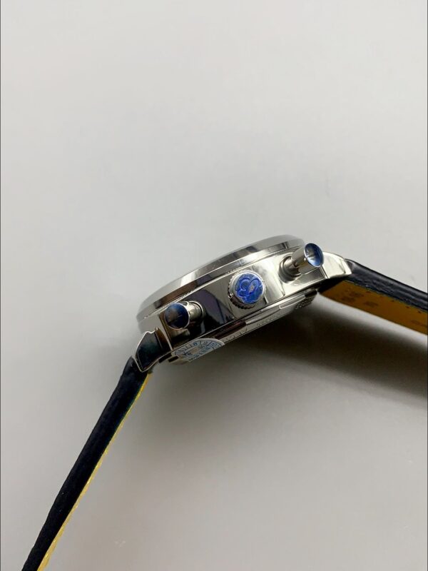 Breitling Top Time Chronograph Blue Leather Strap Watch(1;1Super Clone)