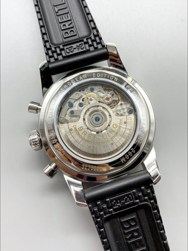 Breitling Superocean Culture Chronograph Men’s Watch with Green Dial and Leather Strap(1:1 Super Clone)