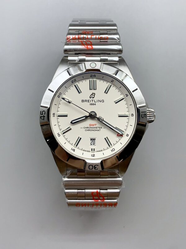 Breitling Chronomat Automatic GMT 40 White Dial(1:1Super Cloen)