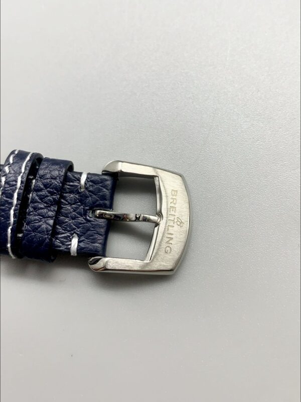 Breitling Top Time Chronograph Blue Leather Strap Watch(1;1Super Clone)