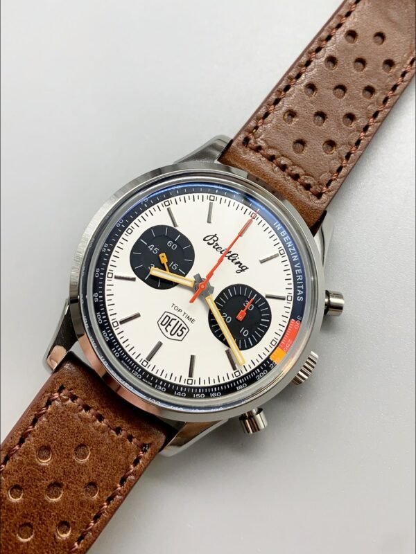 Breitling Top Time B01 Deus Edition Leather Strap (1:1Super Cloen)