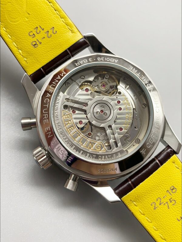 Breitling Navitimer B01 Chronograph 43 White Dial – 904L Steel Casing (1;1Super Clone)