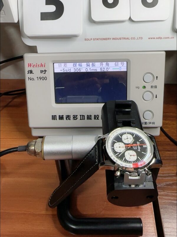 Breitling Top Time B01 Deus Edition Black Dial Leather Strap(1;1Super Clone)