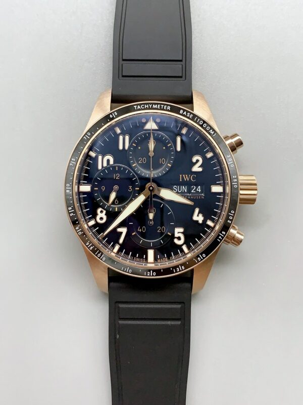 IWC Pilot’s IW388306 Chronograph 41 Mercedes-AMG Pertonas F1 Rubber Watch(1:1Super Clone)