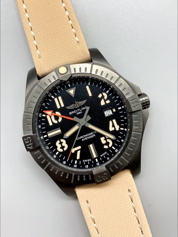 Breitling Avenger GMT 45V32395101B1X- Titanium Case(1:1Super Clone)