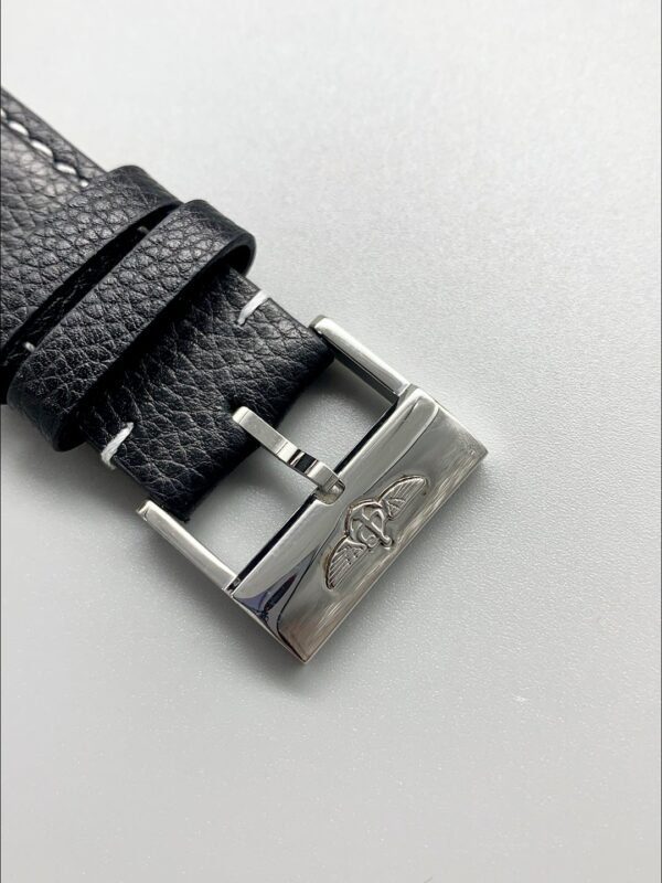 Breitling Top Time B01 Deus Edition Black Dial Leather Strap(1;1Super Clone)