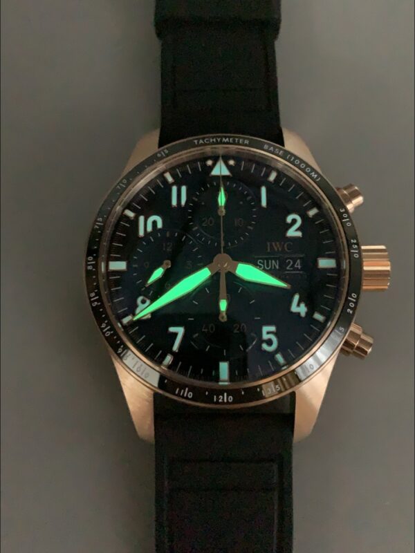 IWC Pilot’s IW388306 Chronograph 41 Mercedes-AMG Pertonas F1 Rubber Watch(1:1Super Clone)