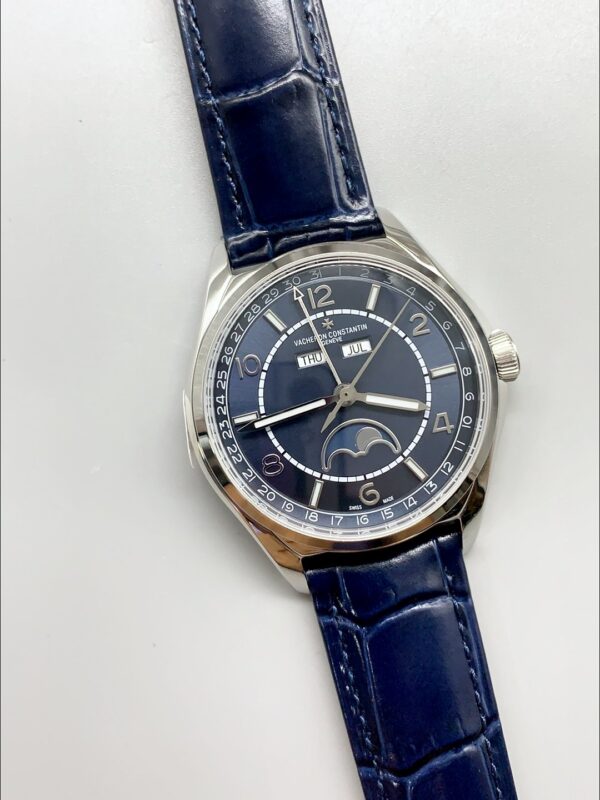 Vacheron Constantin Fiftysix Complete Calendar Watch Blue Dial(1:1Super Clone)