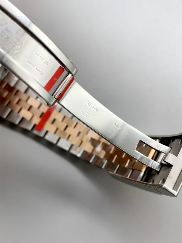 Rolex Datejust 41MM Two Tone Rose Gold Plating Fluted Dial Watch(1:1Super Clone )