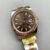 Rolex Datejust 41MM Two Tone Rose Gold Plating Brown Dial Watch(1:1Super Clone )