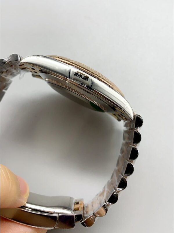 Rolex Datejust 41MM Two Tone Rose Gold Plating Fluted Dial Watch(1:1Super Clone )