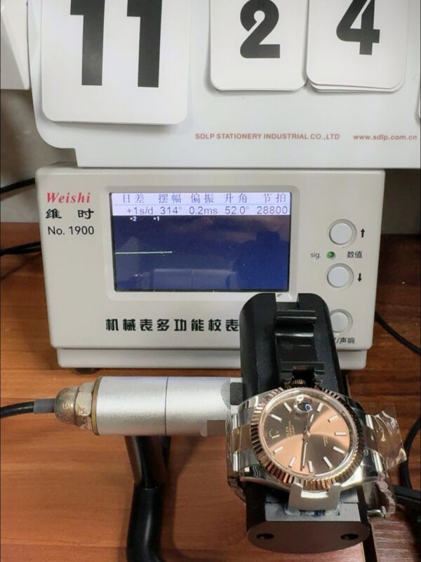 Rolex Datejust 41MM Two Tone Rose Gold Plating Brown Dial Watch(1:1Super Clone )