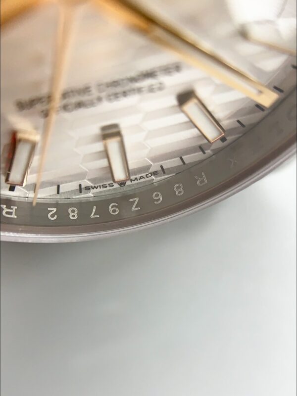 Rolex Datejust 41MM Two Tone Rose Gold Plating Fluted Dial Watch(1:1Super Clone )