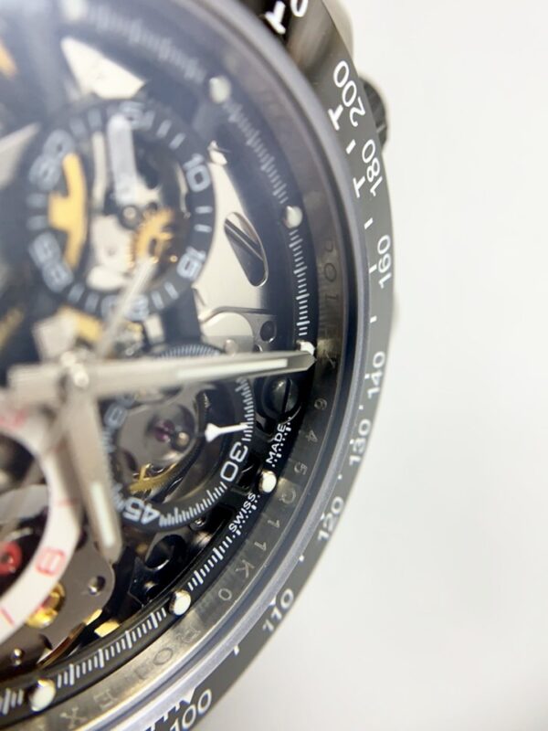 Rolex Daytona Artisans De Geneve Stainless Steel Watch Black Ceramic Bezel Watch(1:1Super Clone )