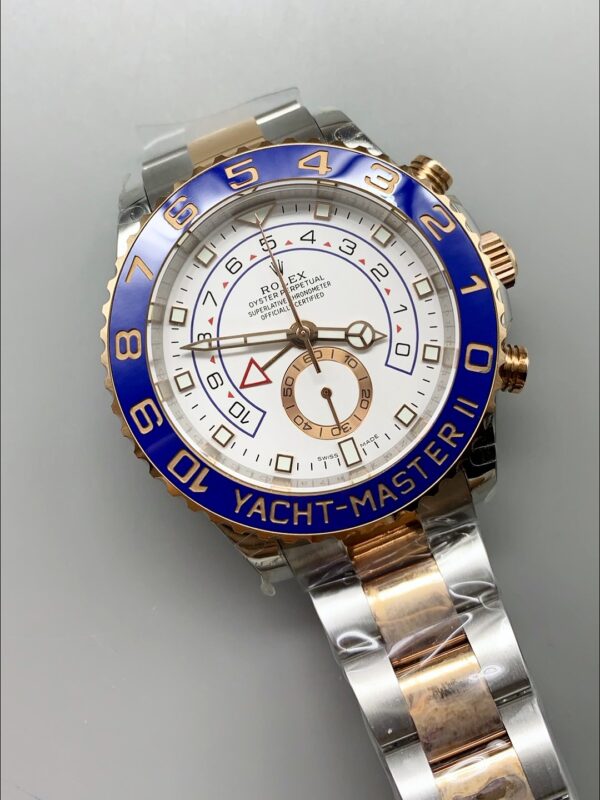 Rolex Yachtmaster II Stainles Steel Ref.116681 Two Tone (1:1Super Clone)