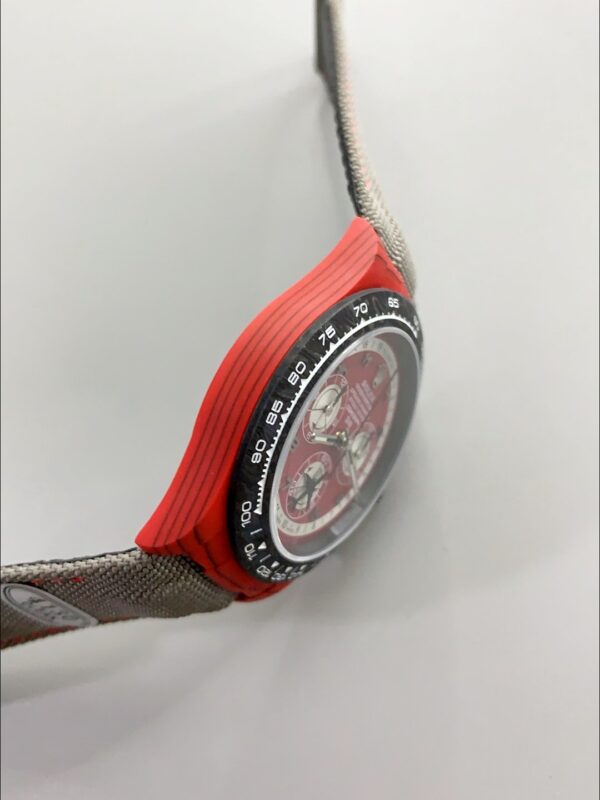 Rolex Daytona Edition Watch in Red Dial Red Carbon Casing (1:1 Super Clone)