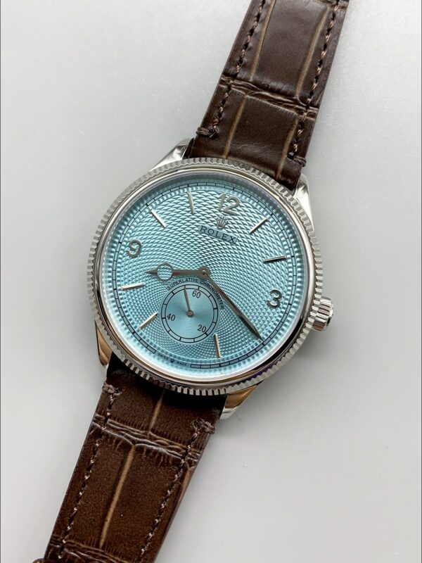 Rolex 1908 Perpetual Swiss Movement Steel Casing Ice Blue Dial(1:1Super Clone)