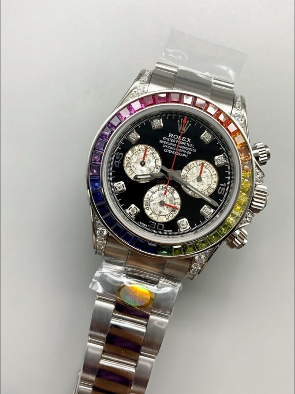 Rolex Cosmograph Daytona 116599RBOW Stainless Steel Original Cal.4130 Movement(1:1Super Clone )