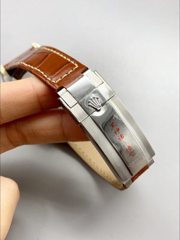 Rolex Daytona White Dial Brown Leather Strap Chronograph 1:1 Superclone