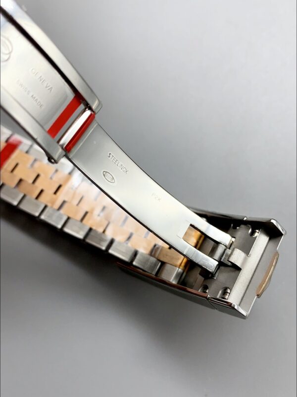 Rolex Datejust 41MM Two Tone Rose Gold Plating Fluted Dial Watch(1:1Super Clone )