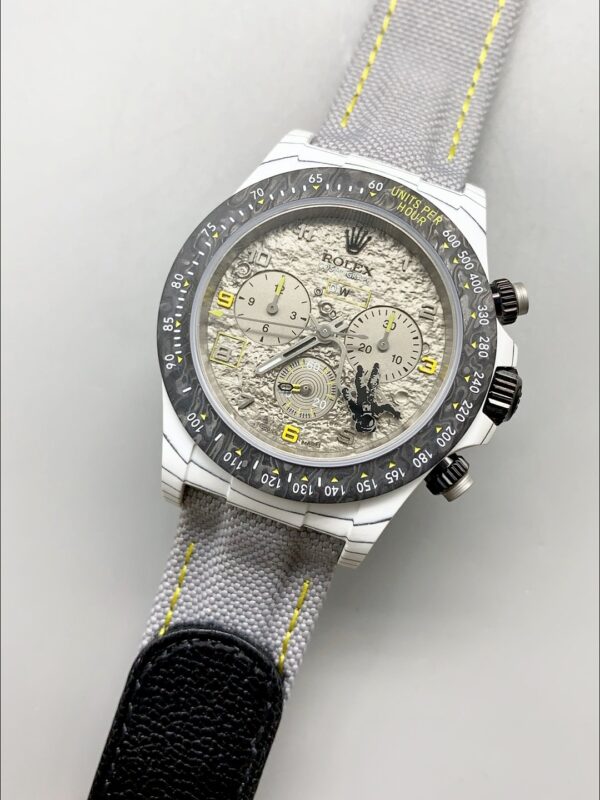 Rolex Cosmograph Daytona DiW Space Mission Carbon Fiber Watch Cal.4130 Movement(1:1Super Clone )