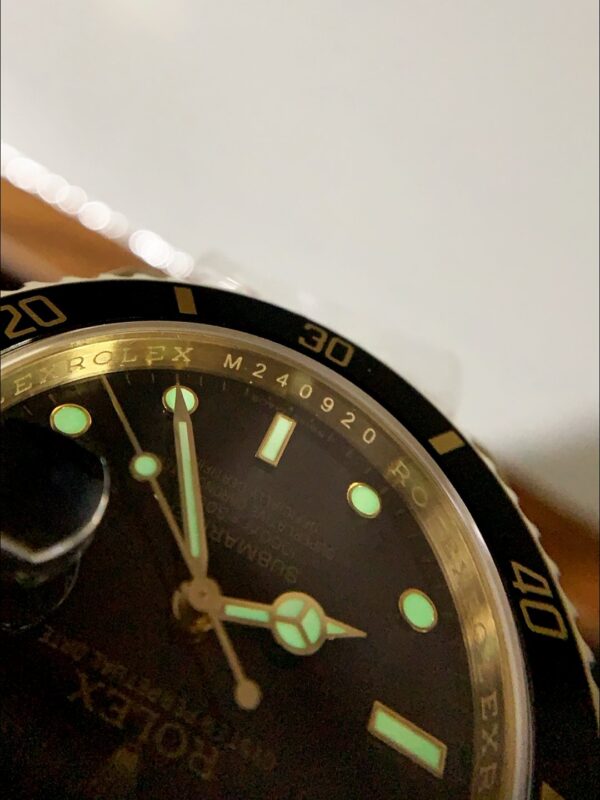 Rolex Submariner 16618 Gold Watch with Swiss 3135 Movement(1:1Super Clone)
