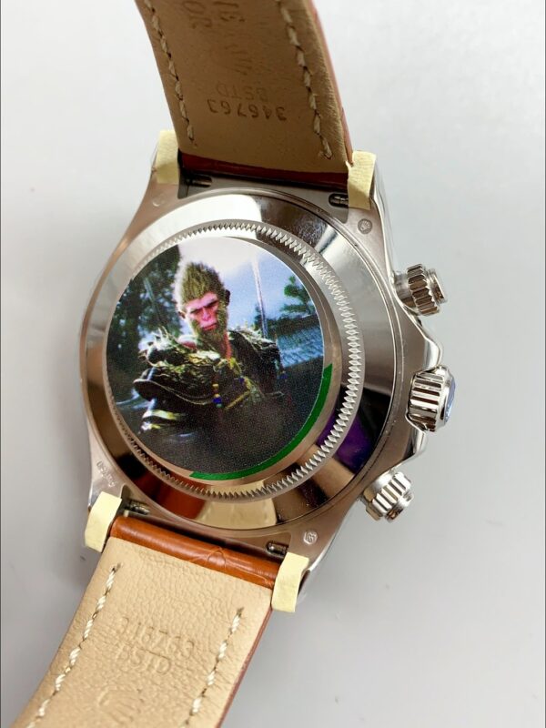 Rolex Daytona White Dial Brown Leather Strap Chronograph 1:1 Superclone