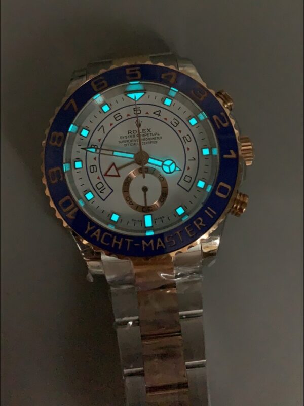 Rolex Yachtmaster II Stainles Steel Ref.116681 Two Tone (1:1Super Clone)