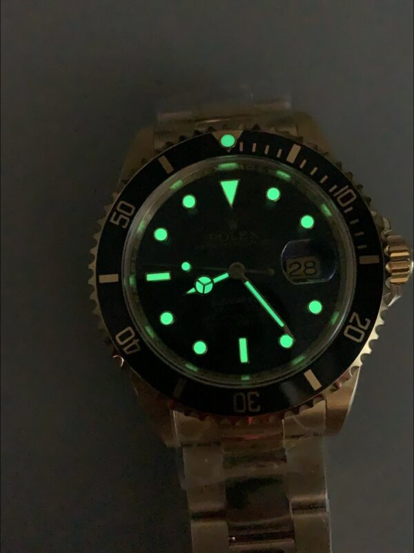 Rolex Submariner 16618 Gold Watch with Swiss 3135 Movement(1:1Super Clone)