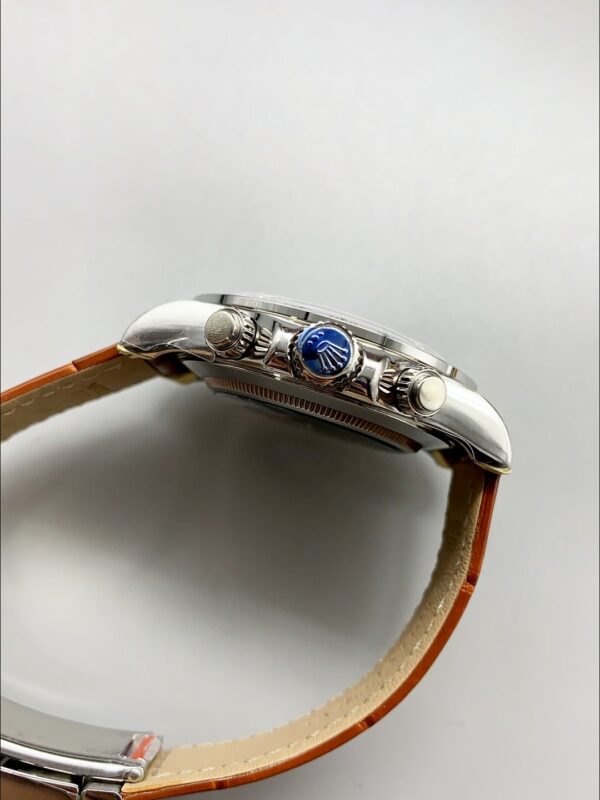 Rolex Daytona White Dial Brown Leather Strap Chronograph 1:1 Superclone