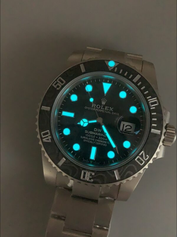 Rolex Submariner DiW Stainless Steel Casing Black Ceramic Bezel Edition Watch(1:1Super Clone)