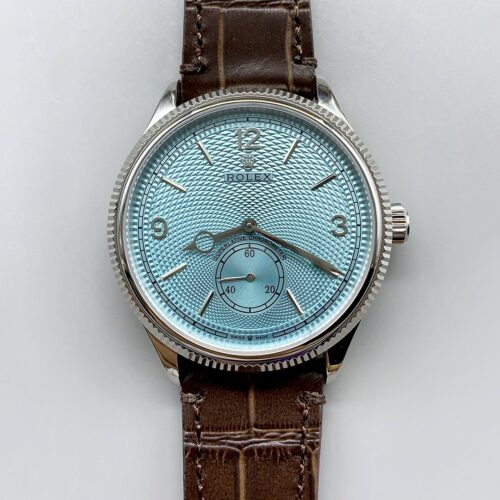 Rolex 1908 Perpetual Swiss Movement Steel Casing Ice Blue Dial(1:1Super Clone)