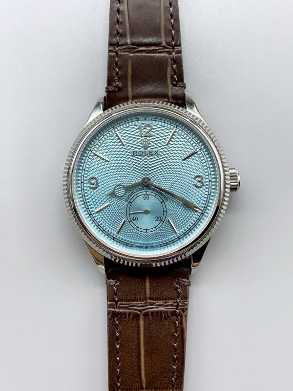 Rolex 1908 Perpetual Swiss Movement Steel Casing Ice Blue Dial(1:1Super Clone)