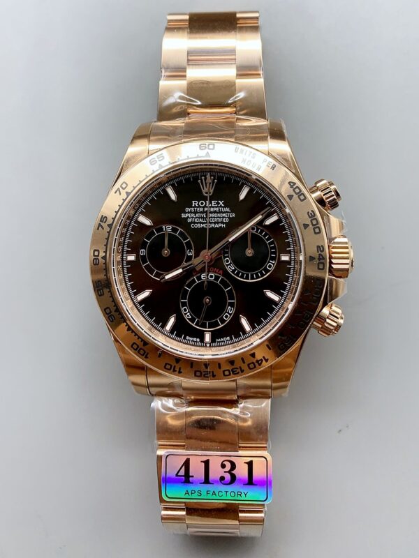 Rolex Cosmograph Daytona M116505 Rose Gold Original Cal.4131 Movement(1:1Super Clone)
