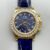 Rolex Daytona Blue Dial Diamond Bezel Gold Case Blue Leather Strap Chronograph 1:1 Superclone