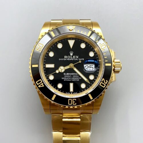 Rolex Submariner 41MM Date Ceramic Gold m126618ln -904L Steel Watch(1:1Super Clone)