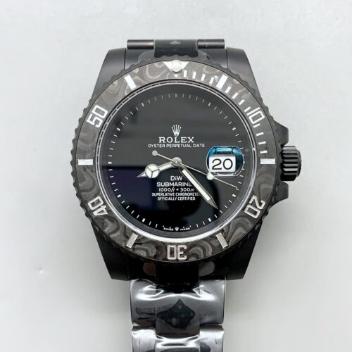 Rolex Submariner DiW DLC Coated Steel Casing Black Ceramic Bezel Edition Watch(1:1Super Clone)