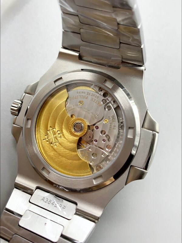 Patek Philippe Nautilus Stainless Steel Grey Blue Dial 1:1 Superclone