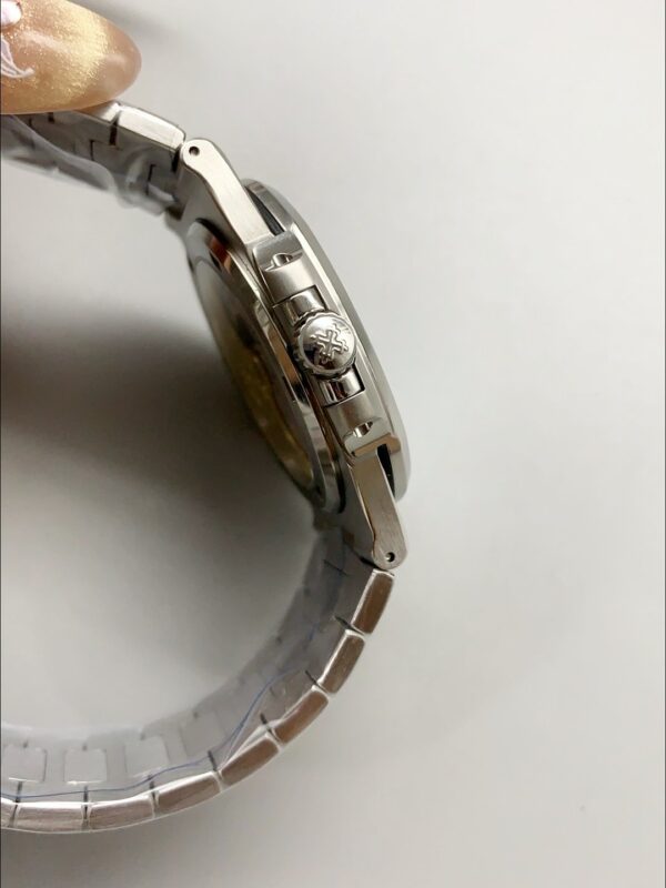 Patek Philippe Nautilus Black Dial Diamond Bezel Stainless Steel Bracelet 1:1 Superclone