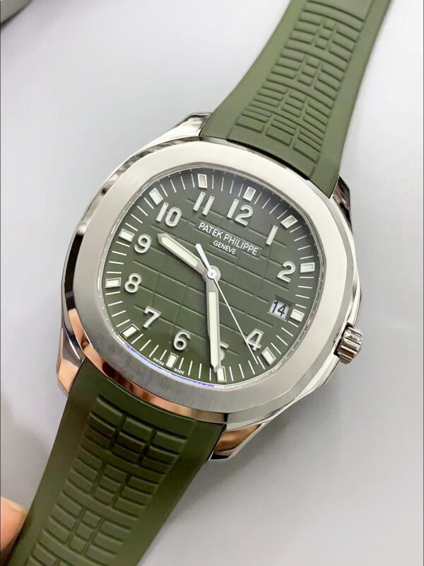 Patek Philippe Aquanaut 5168G Green Dial 904L Steel (1:1Super Clone)