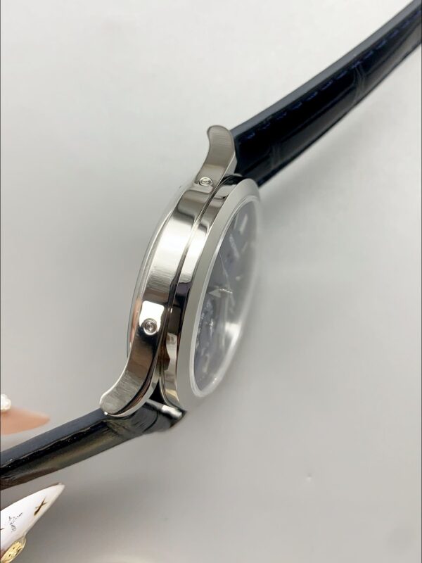 Patek Philippe Annual Calendar Blue Dial Leather Strap 1:1 Superclone
