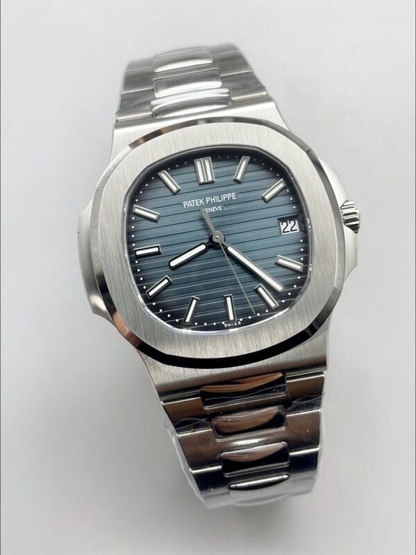 Patek Philippe Nautilus Stainless Steel Blue Dial 1:1 Superclone
