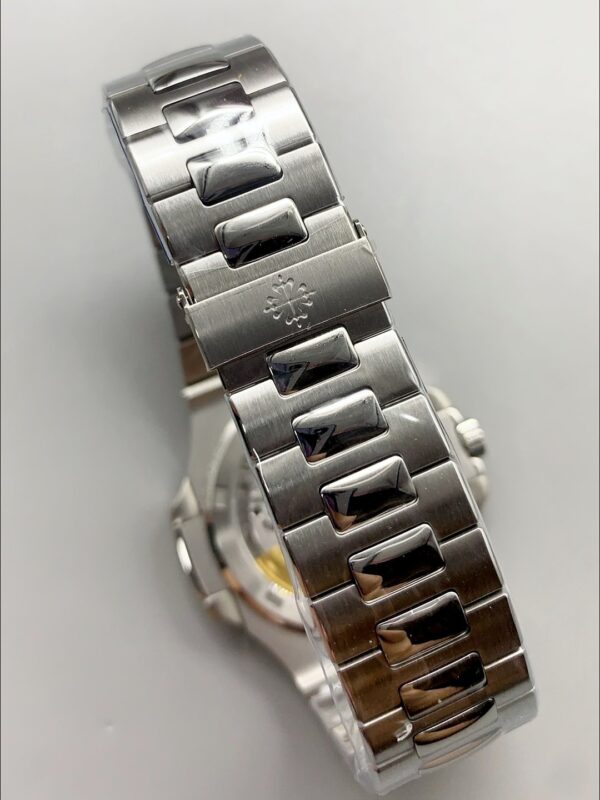 Patek Philippe Nautilus Stainless Steel Black Dial Diamond Bezel 1:1 Superclone